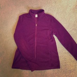Purple Fleece Sweatshirt